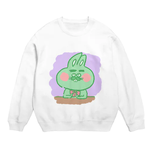 きみどりうさぎ。 Crew Neck Sweatshirt