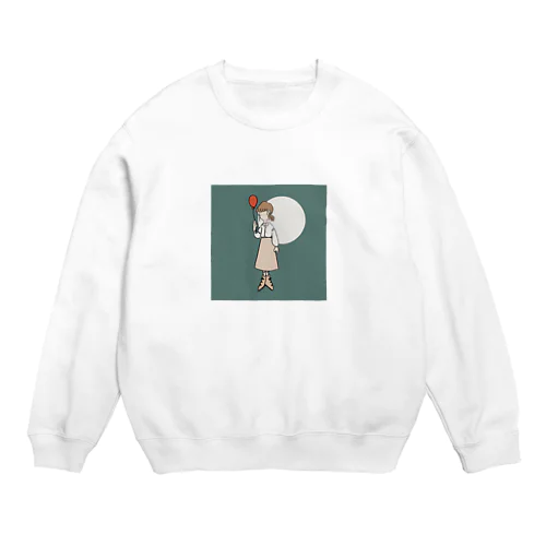 ちにあしつかず Crew Neck Sweatshirt