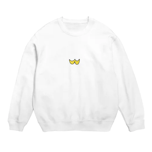 ひげ Crew Neck Sweatshirt