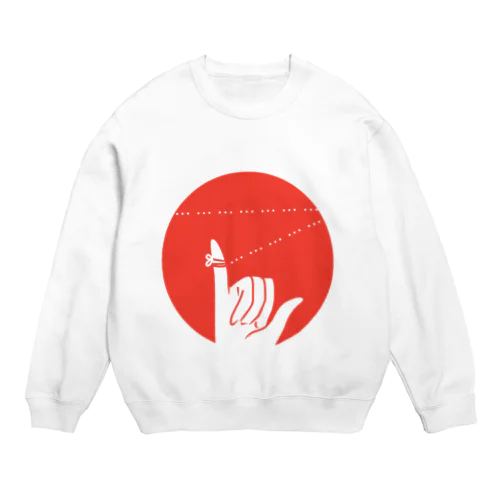 運命の赤い糸は三点リーダ Crew Neck Sweatshirt