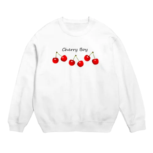 🍒チェリーボーイ🍒 Crew Neck Sweatshirt