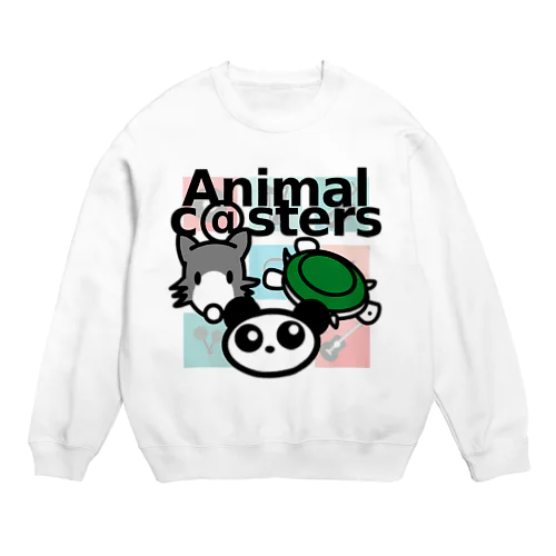 Animal c@sters ファンシーデザイン Crew Neck Sweatshirt