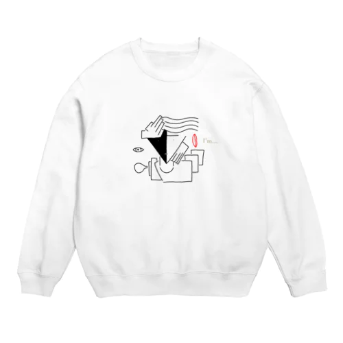 SOO_I'm...Brain3 Crew Neck Sweatshirt