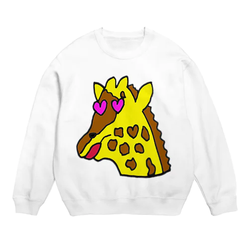 きりんchan Crew Neck Sweatshirt