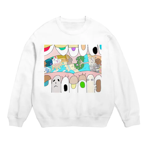 KOKORO モツ TABEMONO Crew Neck Sweatshirt