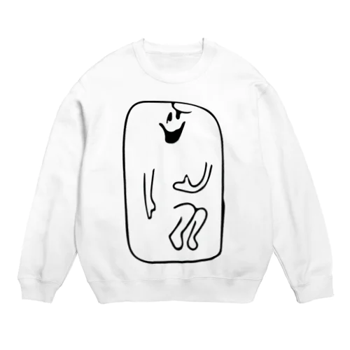 coitsu シカクカクカク Crew Neck Sweatshirt