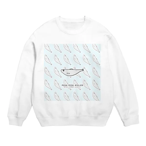 ししゃもがいっぱい Crew Neck Sweatshirt