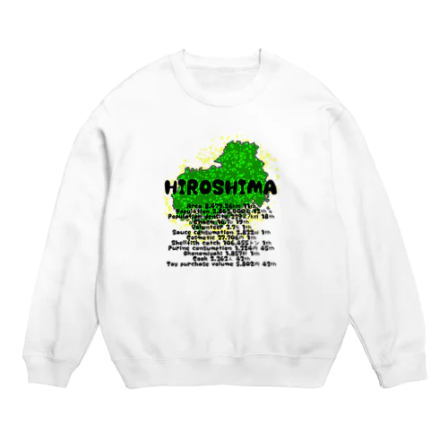 広島県人 Crew Neck Sweatshirt