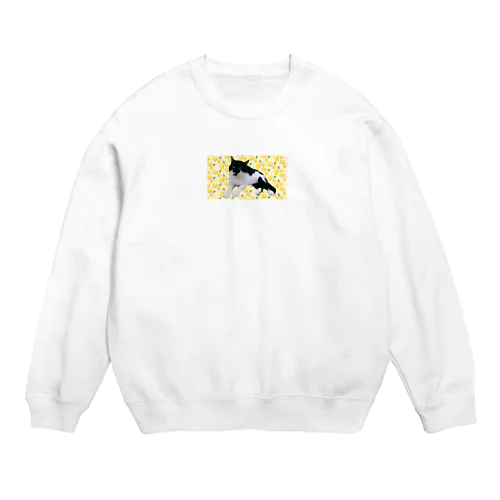 No.2 おとぼけバトにゃん♪ Crew Neck Sweatshirt