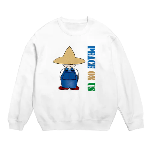 PEACE ON US Crew Neck Sweatshirt