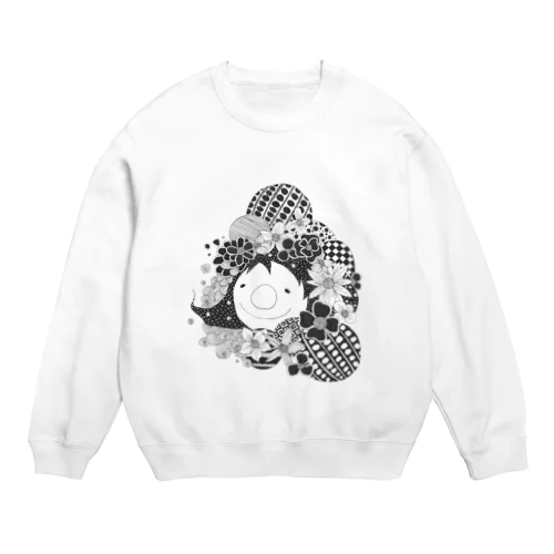 花畑 Crew Neck Sweatshirt