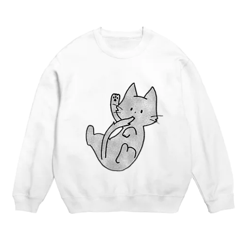 猫の手いる？ Crew Neck Sweatshirt