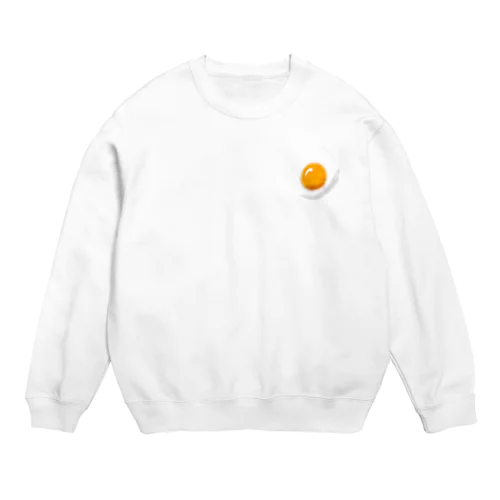 朝の目玉焼き Crew Neck Sweatshirt