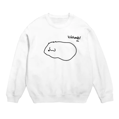 guineapig “Wheek！” Crew Neck Sweatshirt