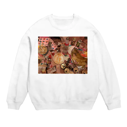 パーティの残飯 Crew Neck Sweatshirt