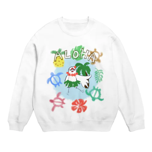 Aloha！ Crew Neck Sweatshirt