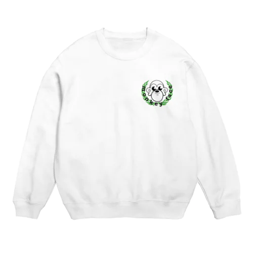 jin's Collection monkey FACE Crew Neck Sweatshirt