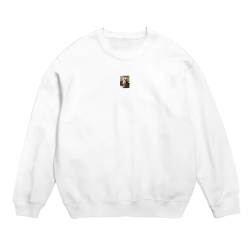 かわいい犬のチャイです。 Crew Neck Sweatshirt