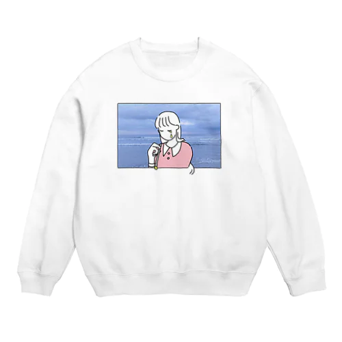 夏をラブれ！ Crew Neck Sweatshirt