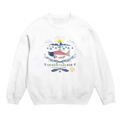 ベニシャケの帰還 Crew Neck Sweatshirt