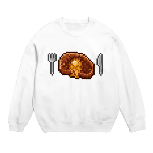 ドット絵ヤキニク Crew Neck Sweatshirt