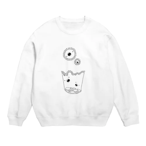 界面活性剤 Crew Neck Sweatshirt