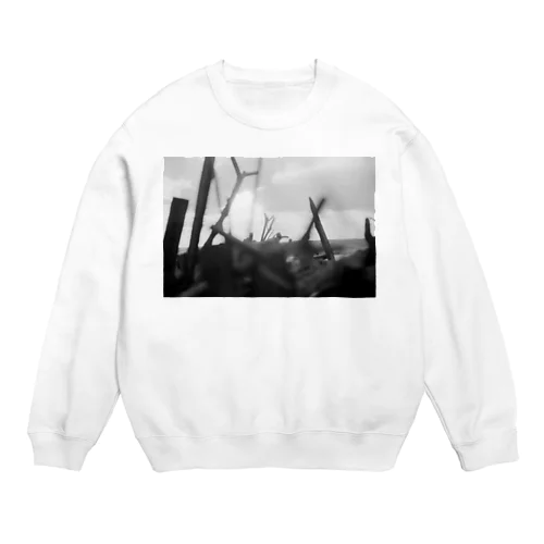 Evening sea light Crew Neck Sweatshirt