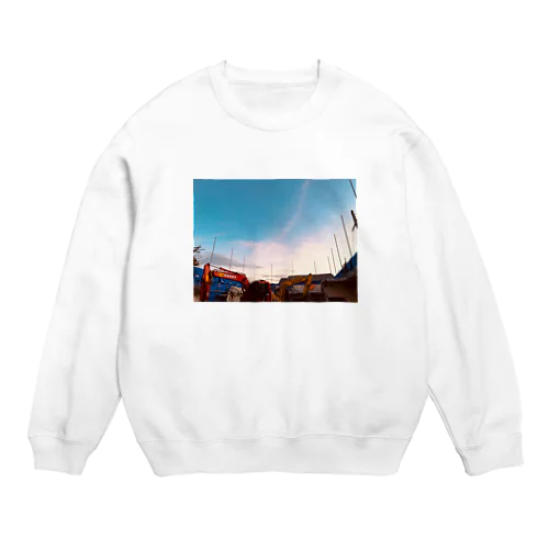 三番町の工事 Crew Neck Sweatshirt