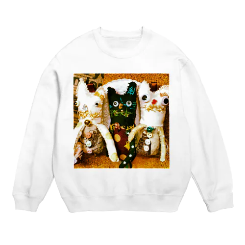 ねこちゃんだよ Crew Neck Sweatshirt