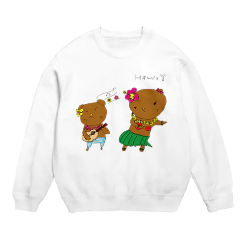 YUNABEAR   HAWAI Crew Neck Sweatshirt