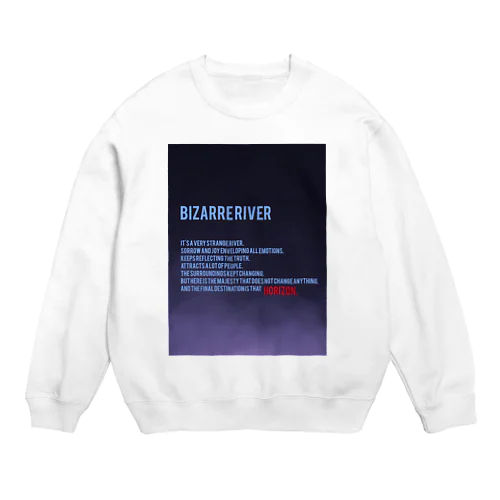 HORIZON BIZARRE RIVER collection  Crew Neck Sweatshirt