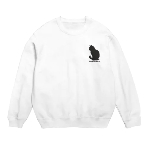 Black Cat Works Logo Crew Neck Sweatshirt