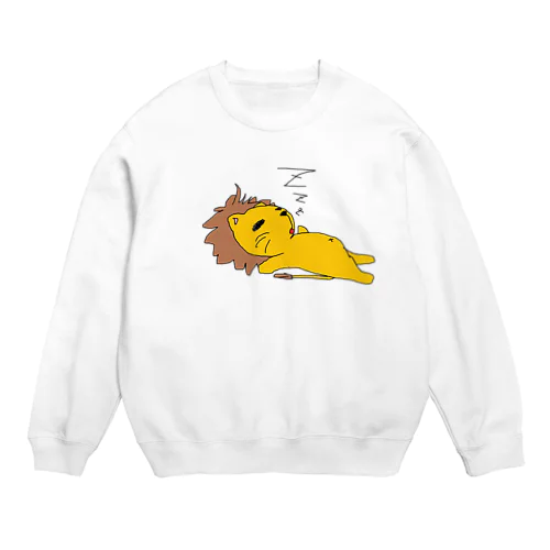 ぐぅたららいおん Crew Neck Sweatshirt