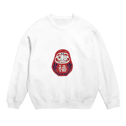 【日本レトロ#16】だるま Crew Neck Sweatshirt