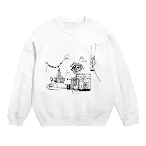 昨日みた夢 Crew Neck Sweatshirt