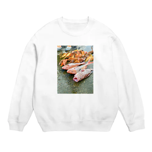 お魚好きな貴方に！ Crew Neck Sweatshirt