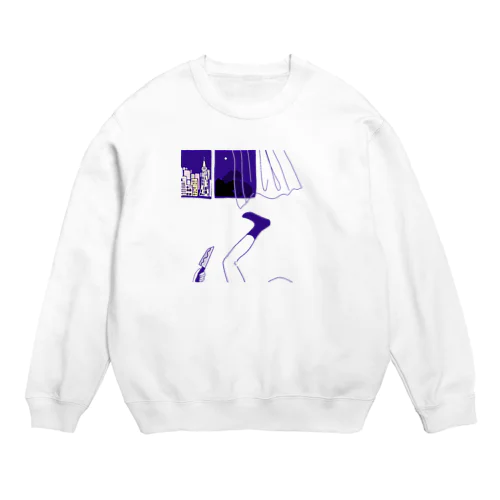 やんなっちゃった夜 Crew Neck Sweatshirt