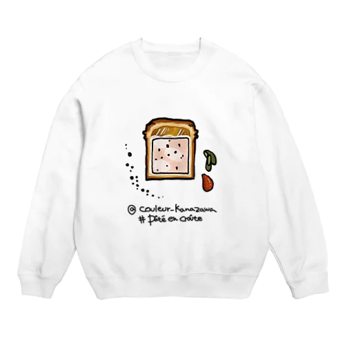 フランス産ウサギのパテアンクルート Crew Neck Sweatshirt