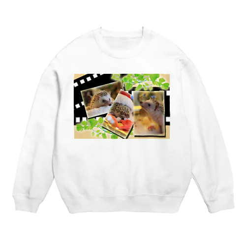 思い出ハリネズミ Crew Neck Sweatshirt