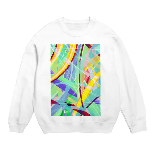 Pastel liner  Crew Neck Sweatshirt