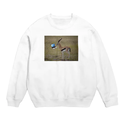 ロム専ガゼル Crew Neck Sweatshirt