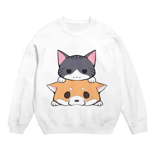 しばねこ Crew Neck Sweatshirt