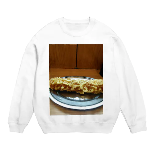 竹輪磯辺揚げ Crew Neck Sweatshirt