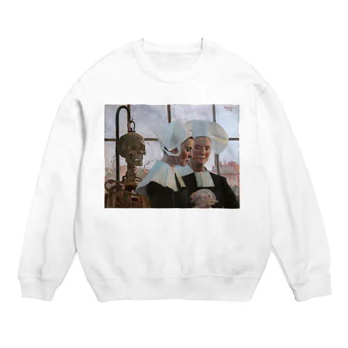  Three Girls in the Hospital  Crew Neck Sweatshirt