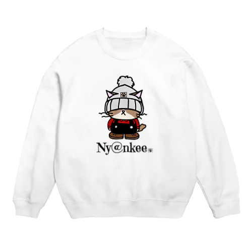 ニット帽のあいつ (Ny@nkee) Crew Neck Sweatshirt