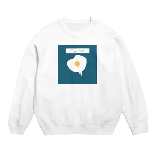 もーにんぐタマゴ Crew Neck Sweatshirt