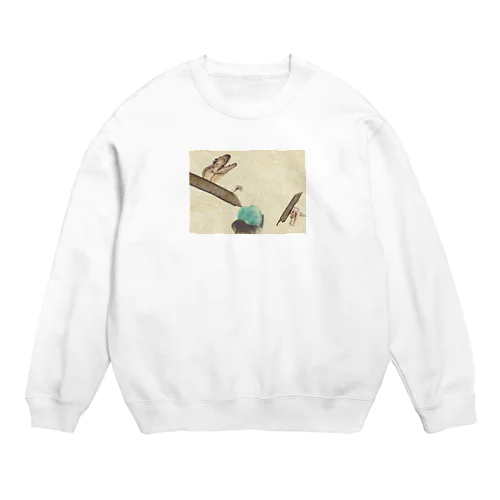 恐竜を出し入れするライフハック Crew Neck Sweatshirt