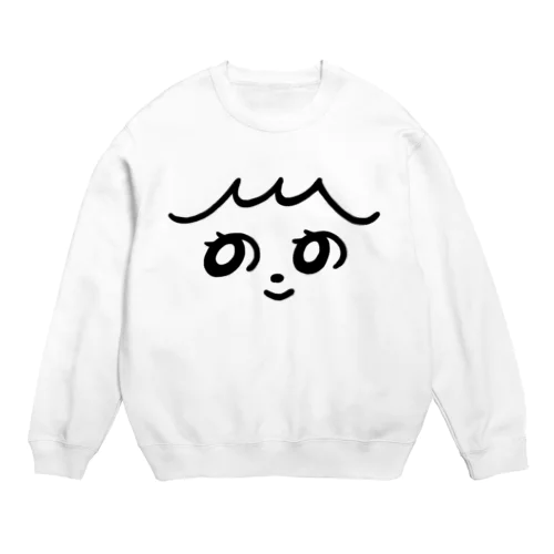 ののこっティー（くろののこ） Crew Neck Sweatshirt