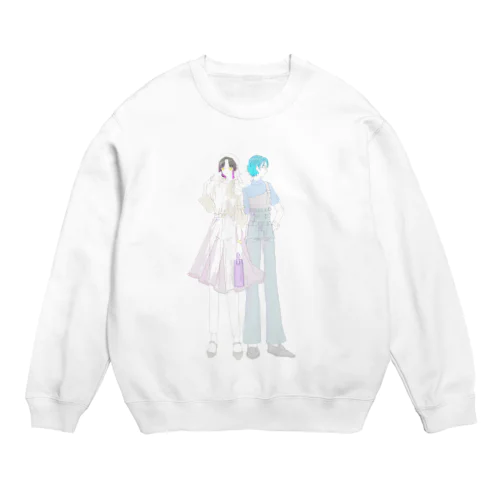 淡い秋の装い Crew Neck Sweatshirt