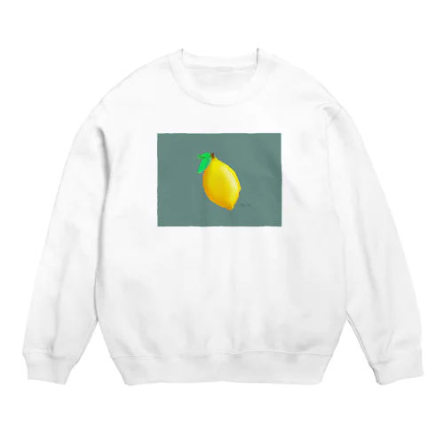 lemon lemon lemon Crew Neck Sweatshirt